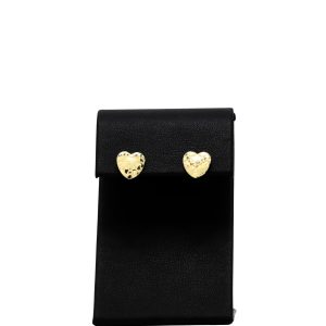 Heart Nugget Studs 10k- Earrings