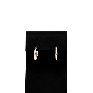 Small Skinny Hoop 10k- Earrings