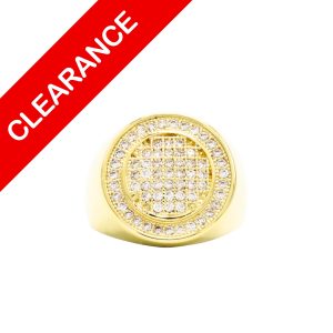 CZ Round Ring 10k - Ring - Image 1