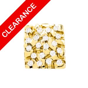 Diamond Snoop Nugget Ring 3.8ct 10k #49- Ring