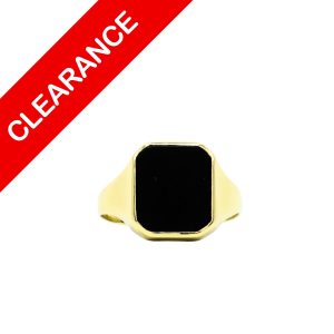 Black Stone Ring 14k - Ring