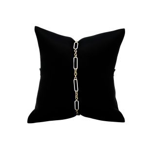 Two Tone Paperclip X Cable Bracelet 3.75mm 7.5" - Bracelet - Image 1