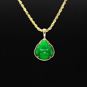 Green Buddha 10k - Pendant - Image 2