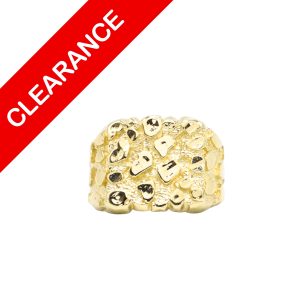 Hollow Nugget Ring 10k - Ring