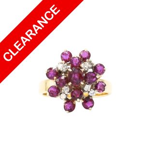 Genuine Ruby Ring 18k #246 - Ring - Image 1