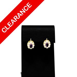 Purple Hoops 14k - Earrings