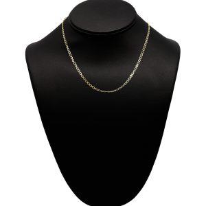 Flat Cable Chain 2.75mm 16" 10k- Chains