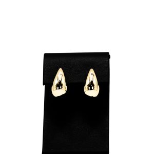 Yellow Silver Drop Studs - Silver Earrings