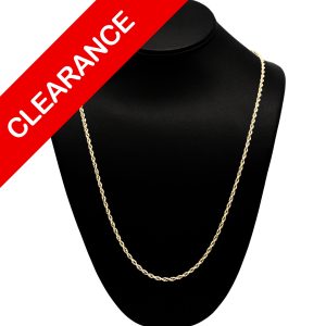 Hollow Rope 3mm 10k 25" - Chain - Image 1