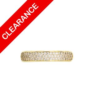 Cz Band 10k - Ring