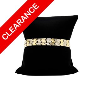 Two Tone Bracelet 10.25mm 10k 7" - Bracelet - Image 1