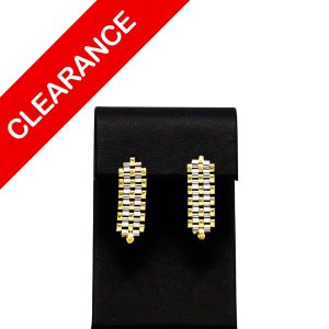 Dangly Two Tone 18k  - Earrings