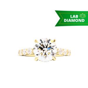 Brilliant Cut Diamond Ring 5.5ct 14k #296 - Ring