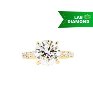 Brilliant Cut Diamond Ring 4.7ct 14k #150 - Ring