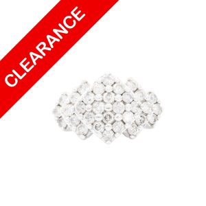 Diamond Shape Cluster Diamond Ring 1.5ct 10k - Ring
