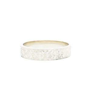 Ukrainian Band White Gold - Ring - Image 1