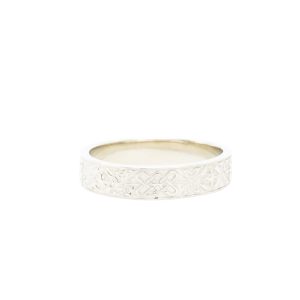 Ladies Ukrainian Band White gold - Ring - Image 1