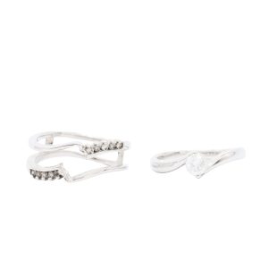 Diamond Ring Set .33ct 14k - Ring - Image 2