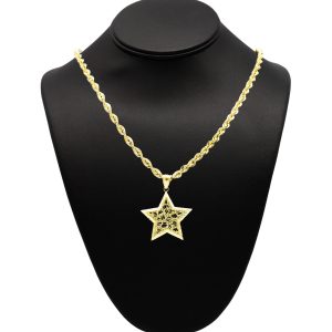 Nugget Star 10k - Pendant - Image 1