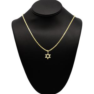 Small Star of David 10k - Pendant - Image 1