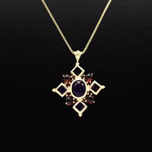 Purple Stone Pendant 10k - Pendant - Image 2
