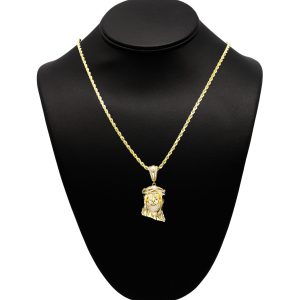 Cz Jesus 10k - Pendant