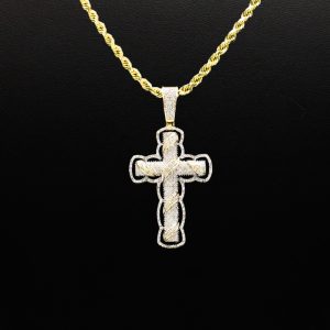 Diamond Cross .50ct- Pendant - Image 2