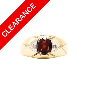 Garnet Ring 10k - Ring