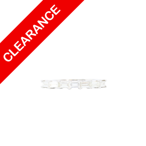 Emerald Cut Diamond Band .75ct 18k - Ring