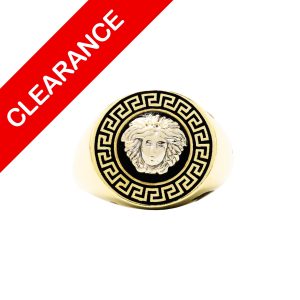 Two Tone Medusa Ring 10k - Ring