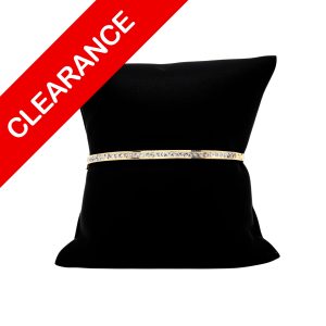 Diamond Bangle Bracelet 3.5mm .65ct 14k 7" - Bracelet