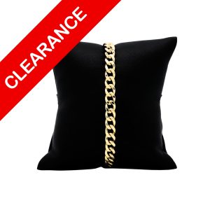 Hollow Cuban Bracelet 6.75mm 10k 8.5" - Bracelet