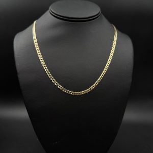 4.25mm Flat Cuban Link 20" Chain