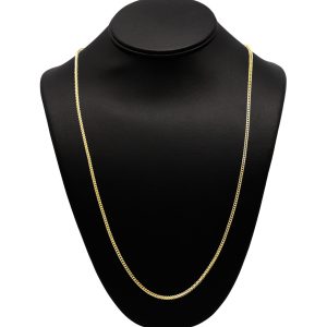 Two Tone Franco Chain 2mm 26" 10k- Chains - Image 1