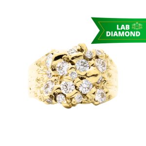 204 Diamond Nugget Ring 2.5ct Lab #314 - Diamond Ring