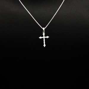 Diamond Cross .10ct 10k - Pendant - Image 2
