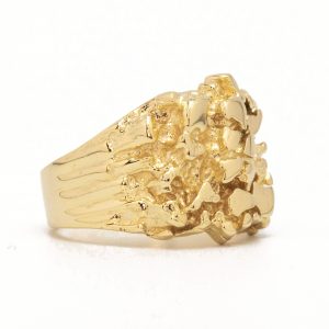 204 - **Most Popular** Solid Nugget Ring - Image 4