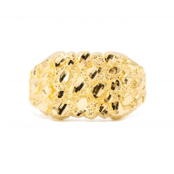 Devon - Light Nugget Ring - Golden Hand Jewellery
