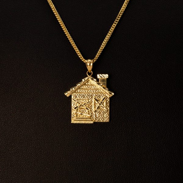 Trap shop house necklace