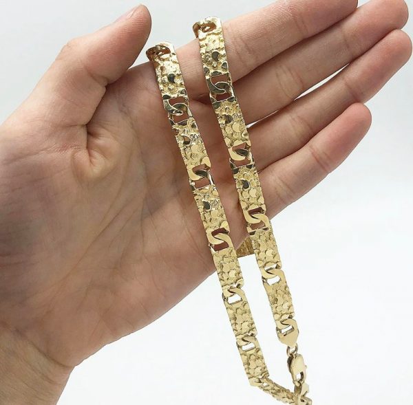 Nugget link 8mm - Chain - Golden Hand 