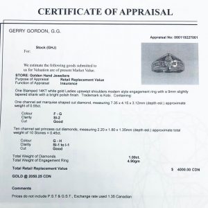 Unique Marquise 1ct #139 - Diamond Ring - Image 4