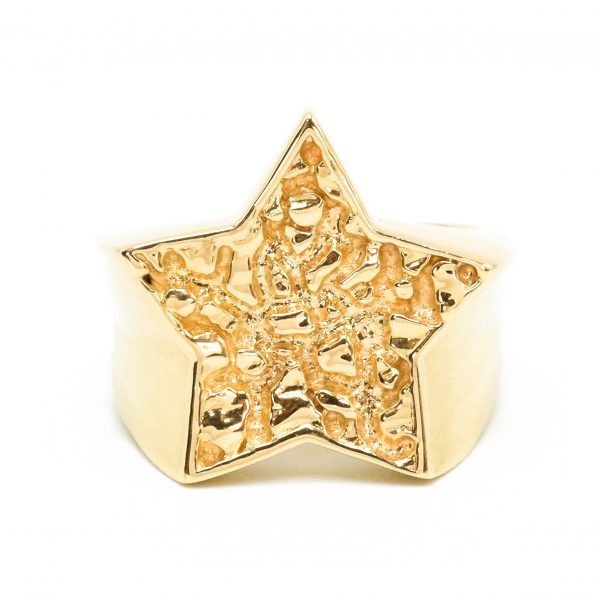 Gold star ring outlet