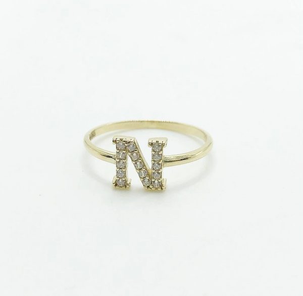 Letter N - Rings - Golden Hand Jewellery