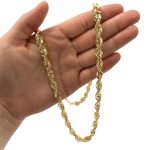 Rope 7mm 28 - Chains - Golden Hand Jewellery