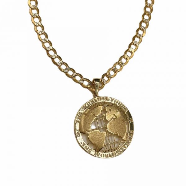 Gold Globe Small Pendant