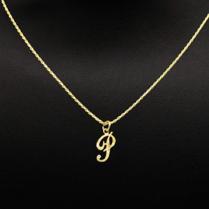 Letter P Handwriting - Pendant - Image 3
