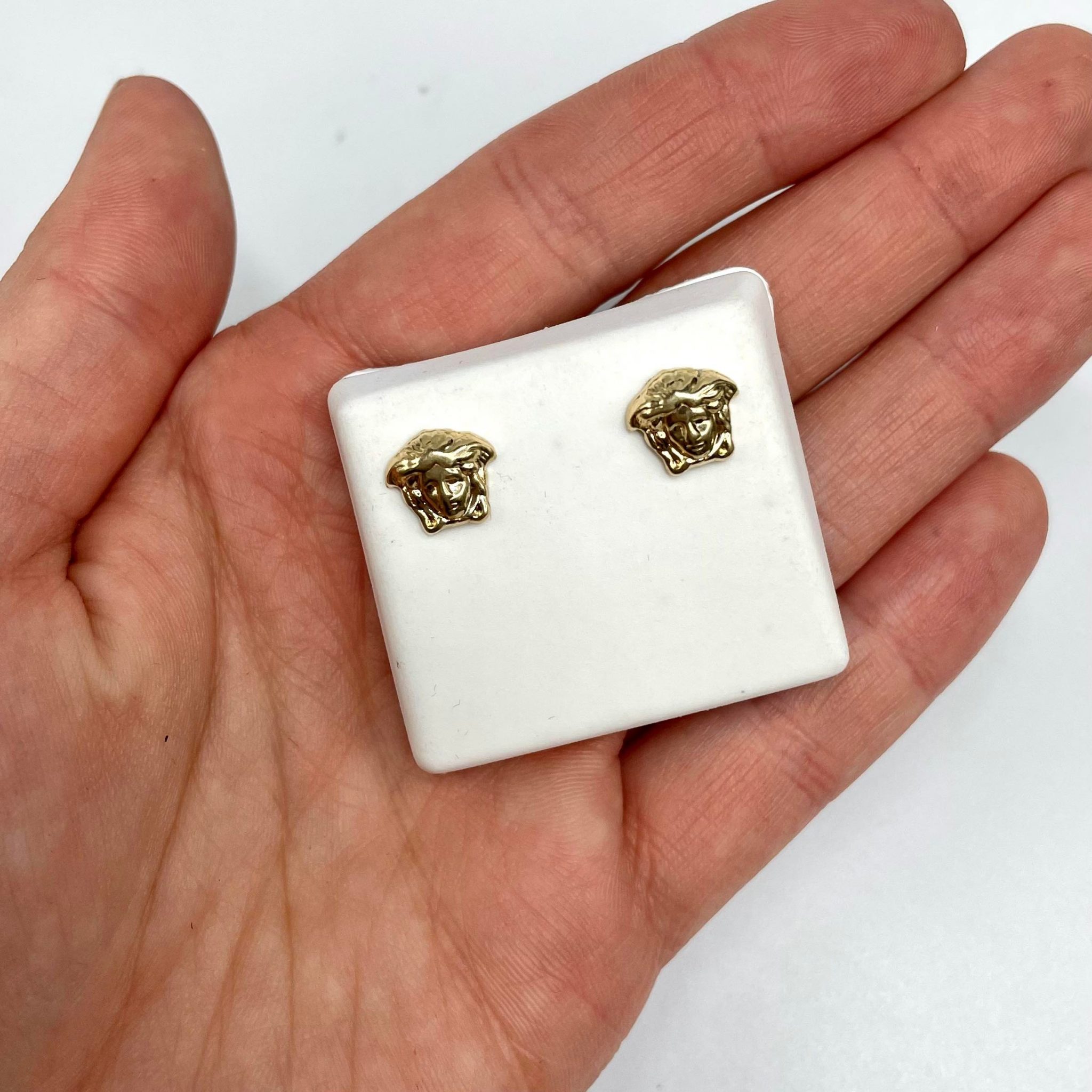Medusa head shop stud earrings