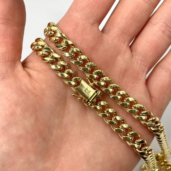 7.5 mm cuban shop link bracelet