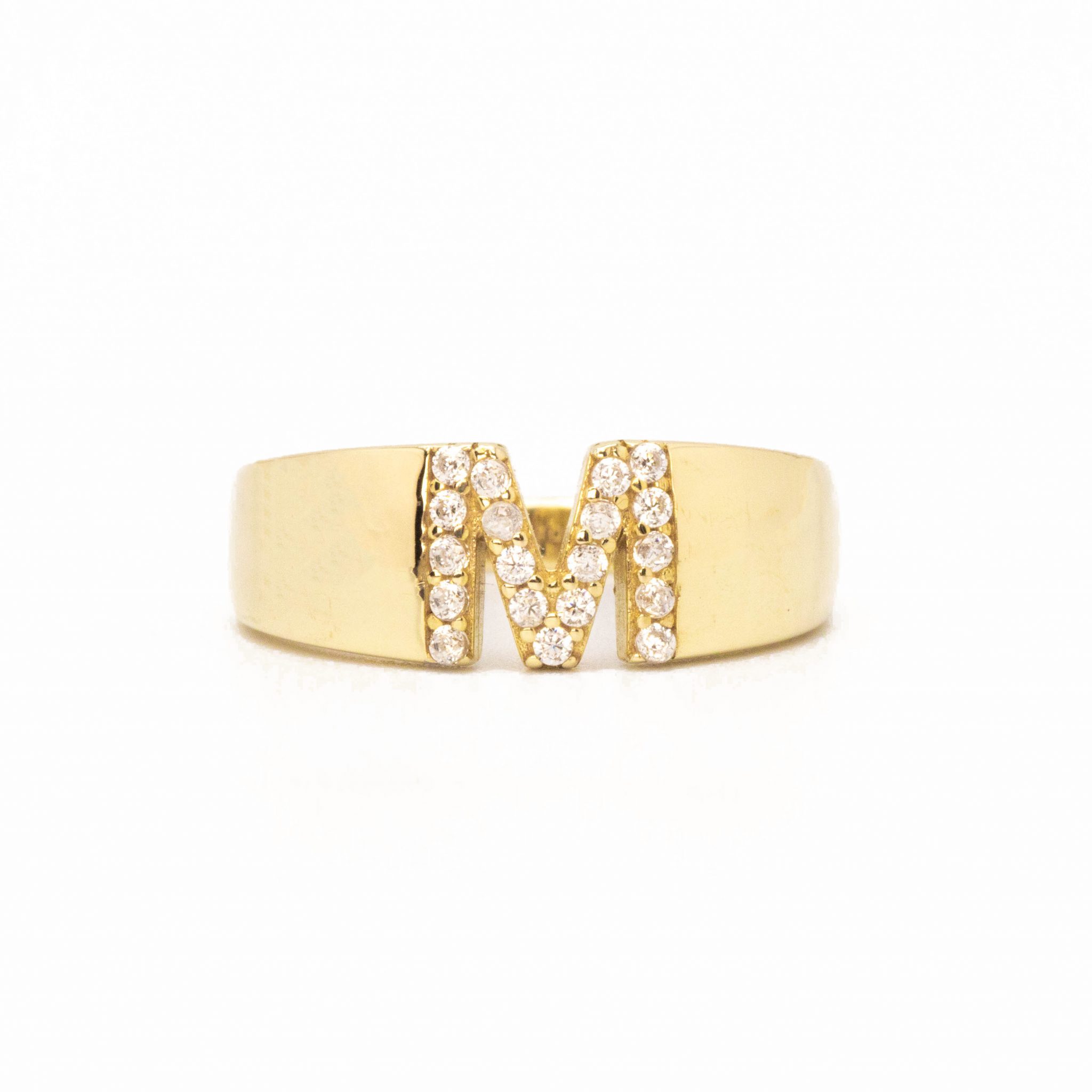 M sales alphabet ring