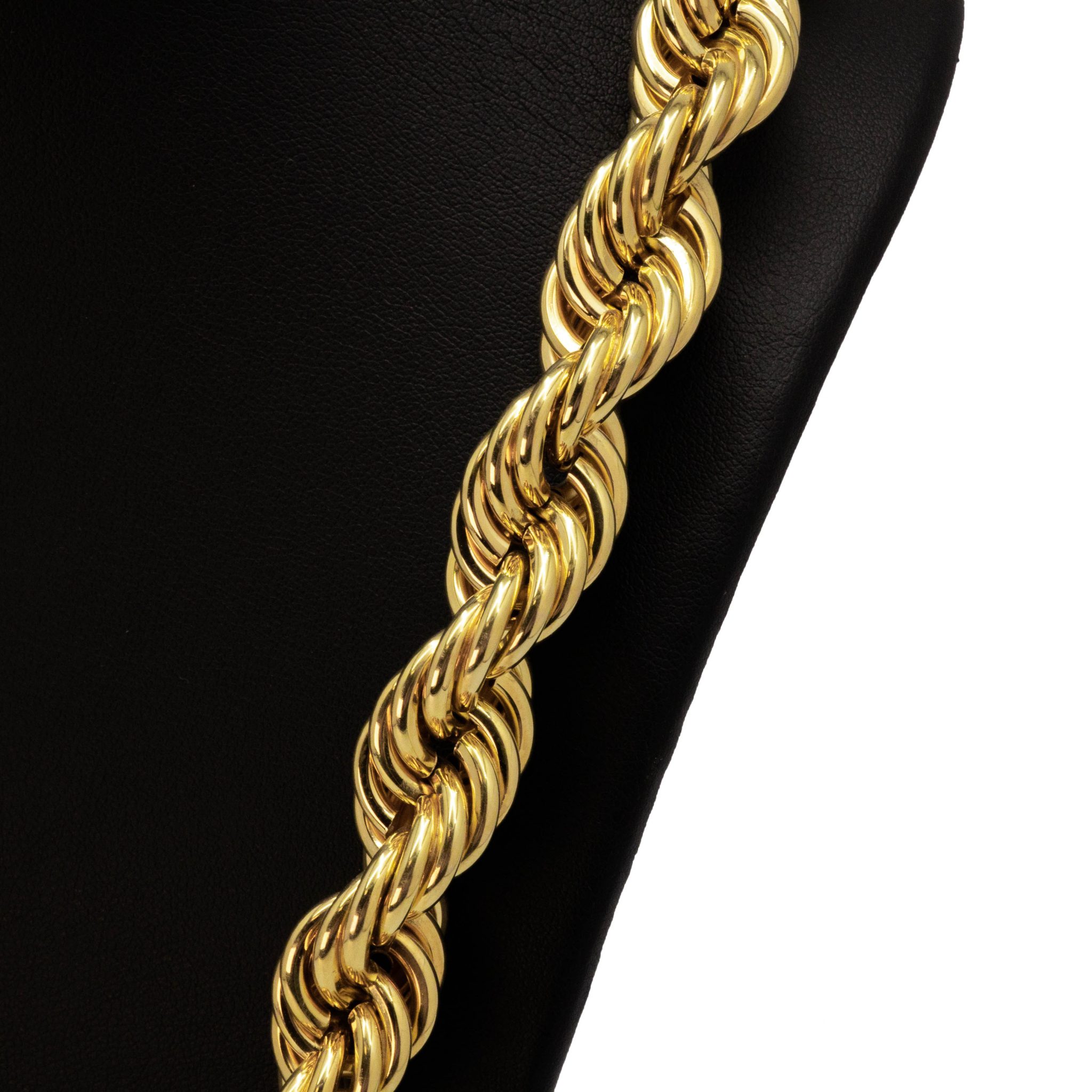 Big Rope 15.5mm 26" Chain Golden Hand Jewellery